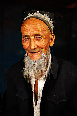Elderly man at Kuche