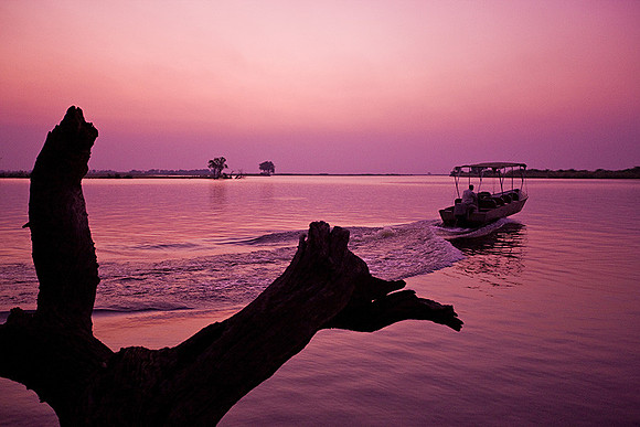 Sunset on the Chobe River, Botswana